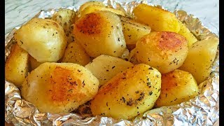 Запеченный Картофель в Фольге / Baked Potatoes / Картофель в Духовке / Potatoes in Oven Запеченный Картофель в Фольге / Baked Potatoes / Картофель в Духовке / Potatoes in Oven