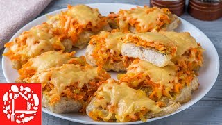 Хек в духовке под овощной шубой! Ну Очень Вкусно! Попробуйте! Хек в духовке под овощной шубой! Ну Очень Вкусно! Попробуйте!
