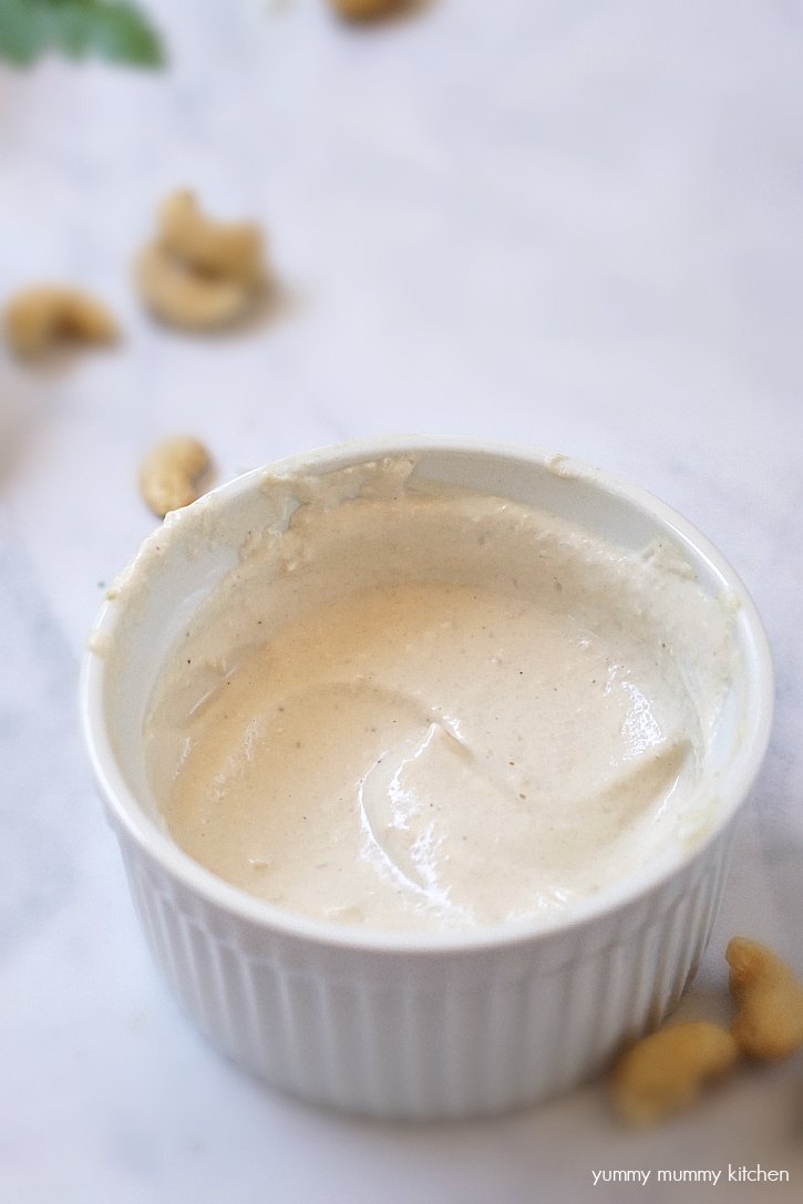 Cashew cream Cashew cream is a delicious way to add creaminess without any dairy.