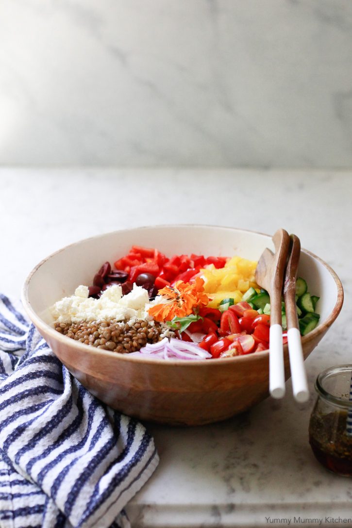 Mediterranean Lentil Salad Mediterranean Lentil Salad Recipe