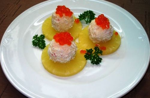 Закуска из крабовых палочек Закуска из крабовых палочек