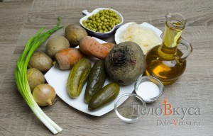 Винегрет: Ингредиенты Винегрет: Ингредиенты
