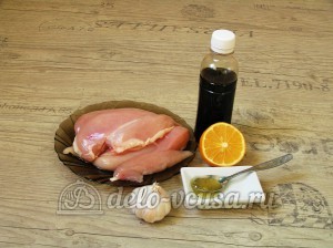 Куриные шашлычки на шпажках: Ингредиенты Куриные шашлычки на шпажках: Ингредиенты