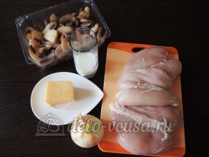 Курица с грибами или куриные бомбочки: Ингредиенты Курица с грибами или куриные бомбочки: Ингредиенты