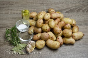 Молодая картошка в духовке: Ингредиенты Молодая картошка в духовке: Ингредиенты