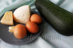 Запеканка из кабачков и творога: Ингредиенты Запеканка из кабачков и творога: Ингредиенты