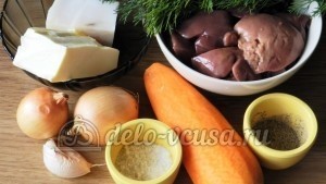 Паштет из свиной печени: Ингредиенты Паштет из свиной печени: Ингредиенты