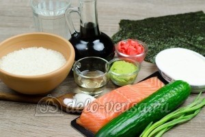 Роллы Филадельфия: Ингредиенты Роллы Филадельфия: Ингредиенты