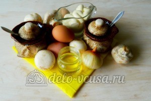 Яйца фаршированные грибами: Ингредиенты Яйца фаршированные грибами: Ингредиенты