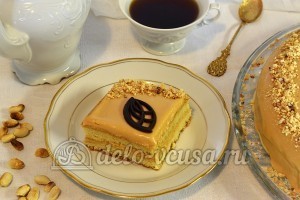 Бисквитный торт с масляным кремом