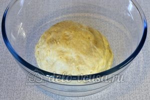 Чебуреки с мясом и сыром: Замесить тесто