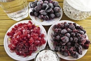 Кисель из ягод: Ингредиенты Кисель из ягод: Ингредиенты