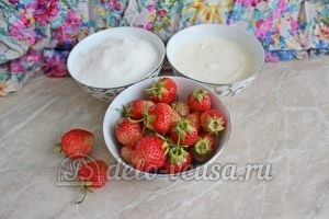 Клубника со взбитыми сливками: Ингредиенты Клубника со взбитыми сливками: Ингредиенты
