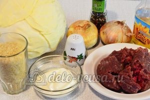 Ленивые голубцы со сметаной Ленивые голубцы со сметаной