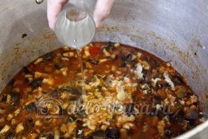 Бакат из баклажанов: Добавить уксус
