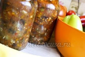 Бакат из баклажанов: Закатать банки с салатом
