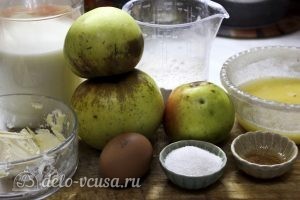 Блинчики с яблоками: Ингредиенты