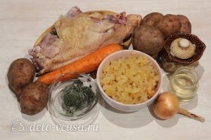 Щи из кислой капусты с курицей: Ингредиенты Щи из кислой капусты с курицей: Ингредиенты