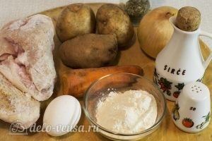 Куриный суп с клецками: Ингредиенты Куриный суп с клецками: Ингредиенты