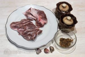 Свинина с горчицей в фольге: Ингредиенты