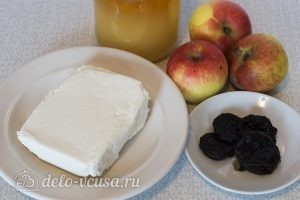 Десерт из яблок и творога: Ингредиенты