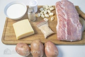 Мясные рулеты с картофелем: Ингредиенты