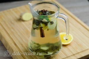 Зеленый чай с имбирем и корицей: Завариваем чай