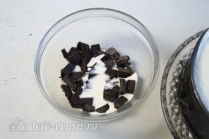 Сливочно-шоколадный торт: Готовим ганаш