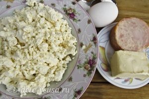 Плавленый сыр с ветчиной: Ингредиенты