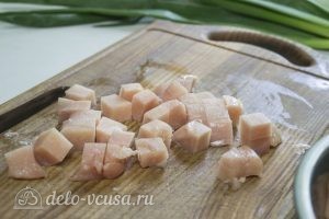 Спагетти с курицей: Маринуем куриное филе