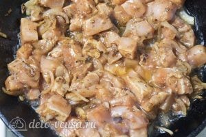 Спагетти с курицей: Добавляем курицу