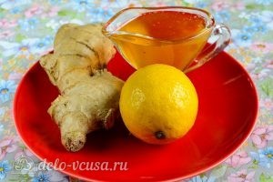 Имбирь с лимоном и медом: Ингредиенты Имбирь с лимоном и медом: Ингредиенты