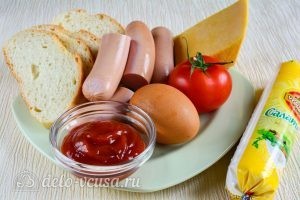 Пицца из батона: Ингредиенты Пицца из батона: Ингредиенты