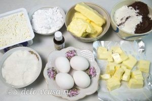 Капкейки с творожным кремом: Ингредиенты Капкейки с творожным кремом: Ингредиенты