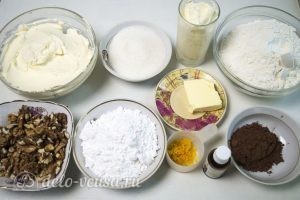 Сметанный торт Мишка: Ингредиенты Сметанный торт Мишка: Ингредиенты
