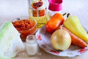 Перец, фаршированный овощами: Ингредиенты Перец, фаршированный овощами: Ингредиенты