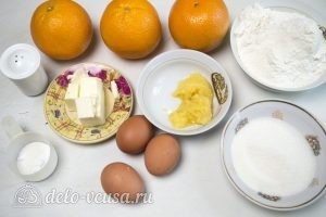 Карамельный медовик с апельсиновым кремом: Ингредиенты Карамельный медовик с апельсиновым кремом: Ингредиенты