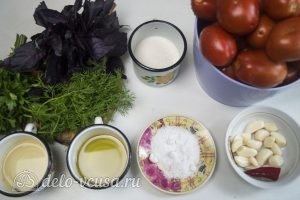 Маринованные помидоры быстрые: Ингредиенты Маринованные помидоры быстрые: Ингредиенты