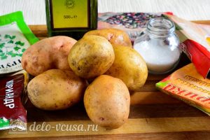 Картошка по-деревенски в духовке: Ингредиенты