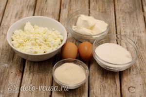 Сырники в духовке в формочках: Ингредиенты Сырники в духовке в формочках: Ингредиенты