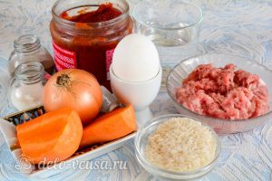 Ежики из фарша с рисом Ежики из фарша с рисом