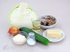 Салат из консервированной рыбы с огурцом: Ингредиенты Салат из консервированной рыбы с огурцом: Ингредиенты