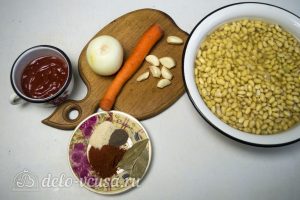 Тушеная соя: Ингредиенты Тушеная соя: Ингредиенты