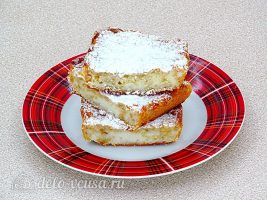 Творожно-овсяная запеканка готова