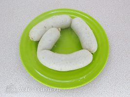 Домашние куриные колбаски: Сварить колбаски