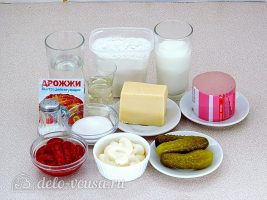 Мини-пицца в духовке: Ингредиенты Мини-пицца в духовке: Ингредиенты