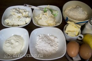 Чизкейк с маскарпоне и творогом: Ингредиенты Чизкейк с маскарпоне и творогом: Ингредиенты