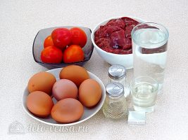 Куриная печень с яйцом по-румынски: Ингредиенты Куриная печень с яйцом по-румынски: Ингредиенты