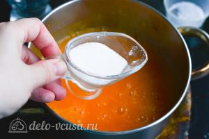 Сок из тыквы на зиму без соковыжималки: Добавить сахар