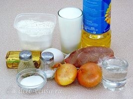 Беляши на молоке и дрожжах: Ингредиенты Беляши на молоке и дрожжах: Ингредиенты